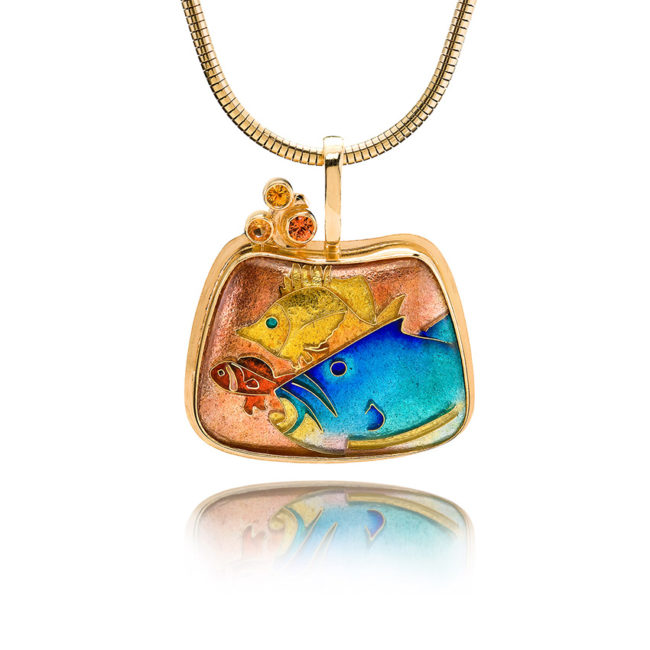 Fish Of The Ocean Fine Enamel Jewelry