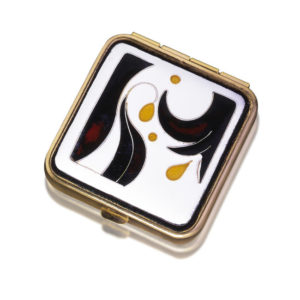 Hibiscus Travel Box | Cloisonne Jewelry | Enamel Jewelry